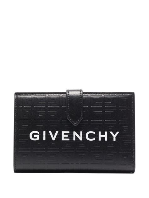 givenchy printed leather wallet|Givenchy bifold wallet.